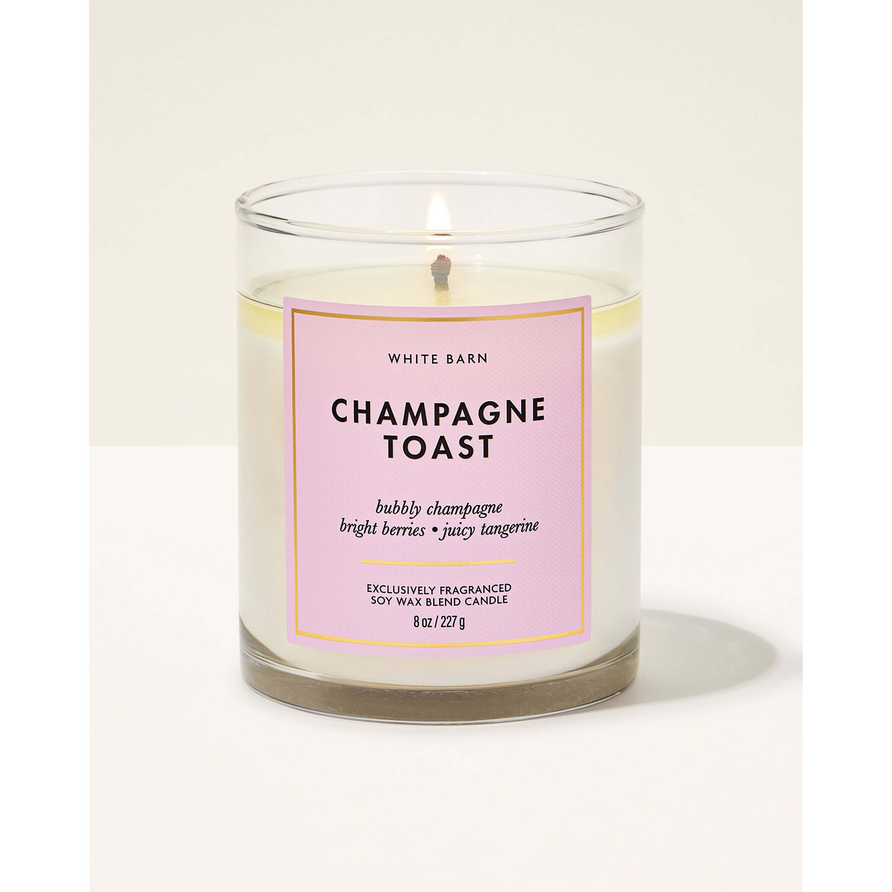 Champagne Toast Single Wick Candle