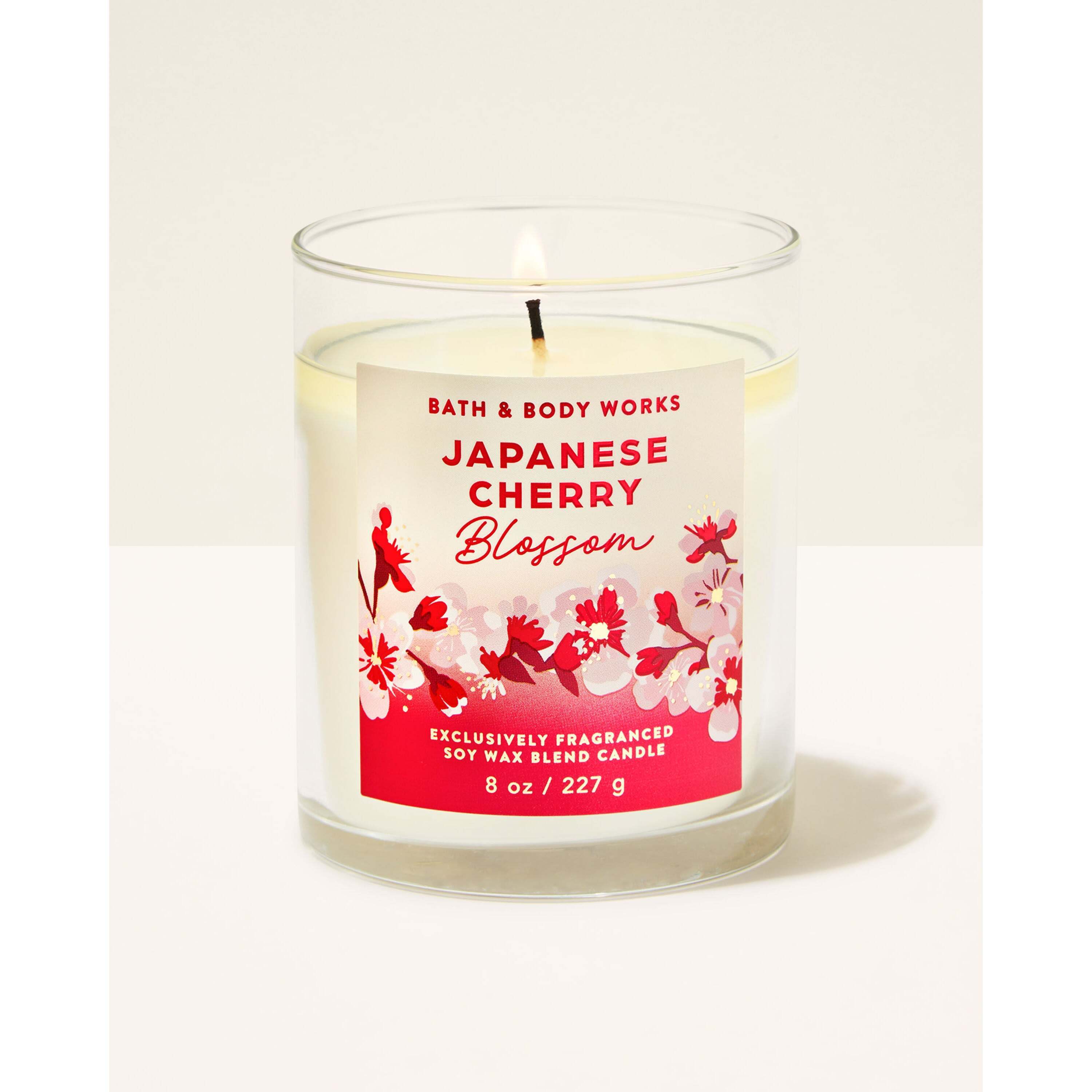 Japanese Cherry Blossom Single Wick Candle