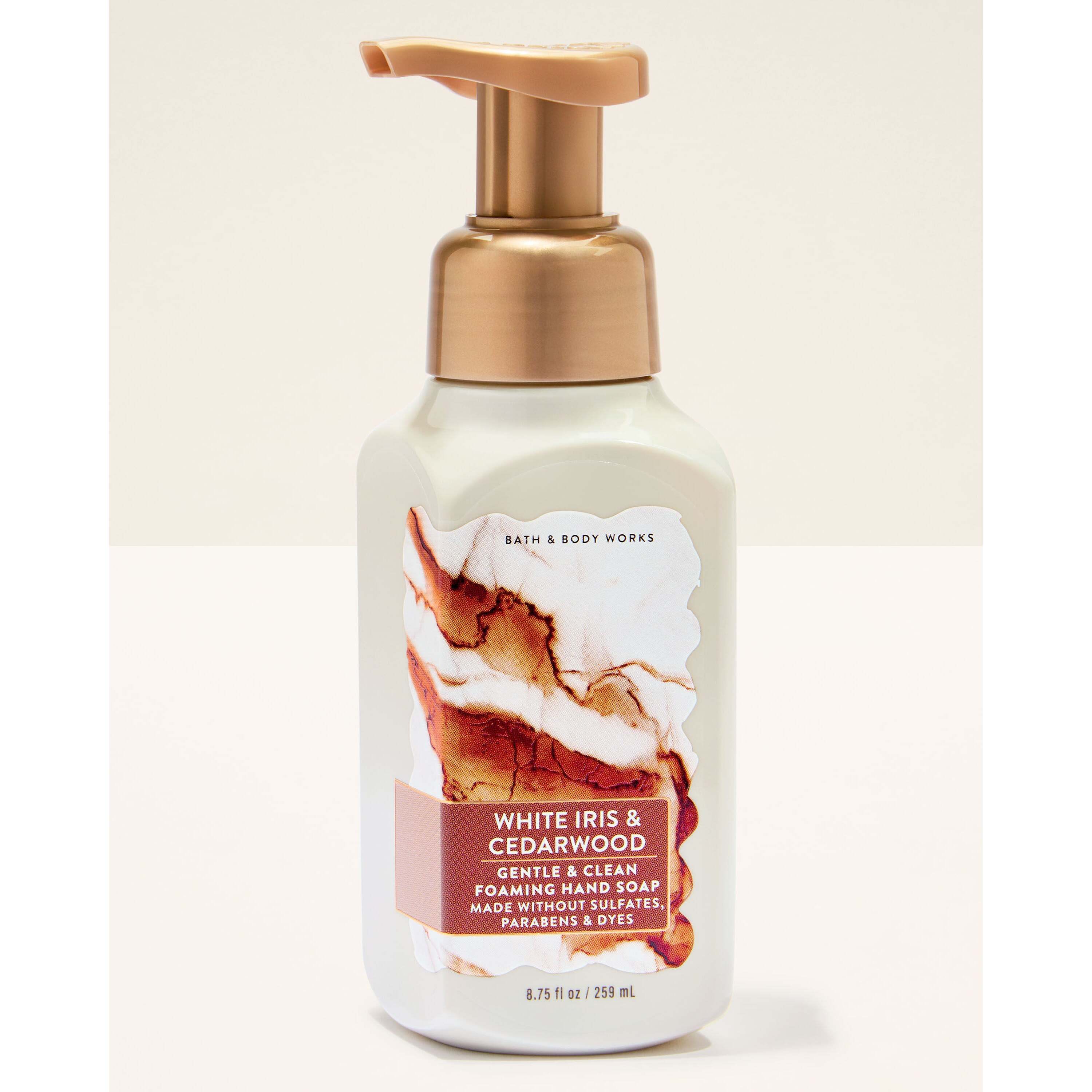 White Iris & Cedarwood Gentle & Clean Foaming Hand Soap